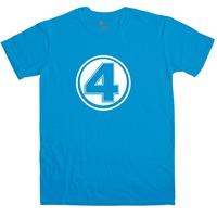 superhero inspired fancy dress mens t shirt circled four