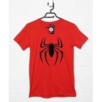 Superhero Inspired Fancy Dress Men\'s T Shirt - Spider Symbol