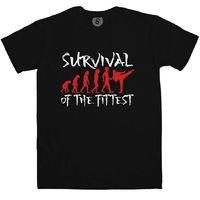 Survival of the Fittest - Martial Arts Evolution T Shirt