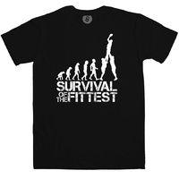 Survival of the Fittest - Rugby Evolution T Shirt