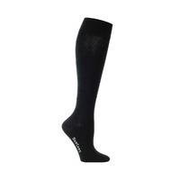 SupCare Unisex Support Socks with Bamboo Fibers 15-21mmHg Black M Closed Toe