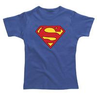 Supergirl Ladies T-Shirt - Blue, L