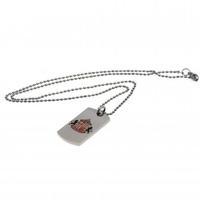 Sunderland A.F.C. Colour Crest Dog Tag &amp;amp; Chain