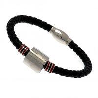 Sunderland A.F.C. Colour Ring Leather Bracelet