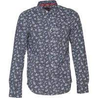 Superdry Mens Shoreditch Button Down Shirt Mini Daisy Navy