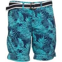 superdry mens international print od chino shorts neon blue woodblock