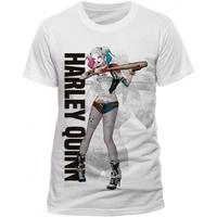 Suicide Squad - Harley Quinn Poster Men\'s XX-Large T-Shirt - White