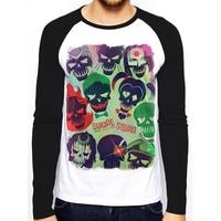 Suicide Squad - Poster Unisex Small T-Shirt - White