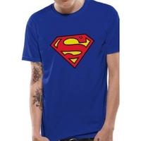 Superman Logo DC Essentials Range T-Shirt XX-Large - Blue