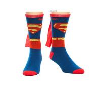 Superman Costume With Cape Crew Sock