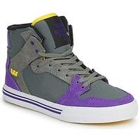 Supra KIDS VAIDER boys\'s Children\'s Shoes (High-top Trainers) in grey