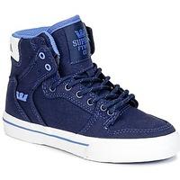 Supra VAIDER boys\'s Children\'s Shoes (High-top Trainers) in blue