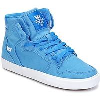 Supra KIDS VAIDER boys\'s Children\'s Shoes (High-top Trainers) in blue