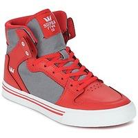Supra KIDS VAIDER girls\'s Children\'s Shoes (High-top Trainers) in red