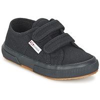 Superga 2750 STRAP boys\'s Children\'s Shoes (Trainers) in black