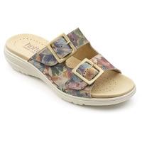 Sunny Sandals - Soft Floral - Standard Fit - 9