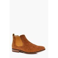 suede chelsea boots tan