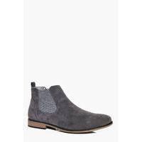 suede chelsea boots grey