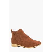 Suede Chelsea Boots - sand