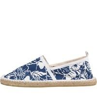 Superdry Mens Printed Espadry Espadrilles Blue Hawaiian