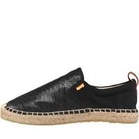 Superdry Womens Ashlee Espadrilles Black Python