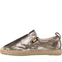 Superdry Womens Ashlee Espadrilles Gold Crackle