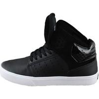 supra atom mens shoes high top trainers in black