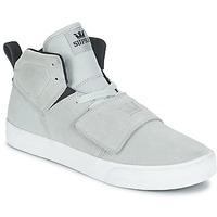 supra rock mens shoes high top trainers in grey