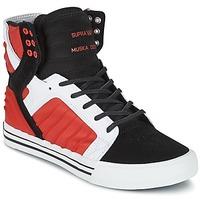 supra skytop evo mens shoes high top trainers in red