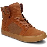 supra skytop mens shoes high top trainers in brown