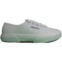 superga 2750 fglu leather mens shoes trainers in white