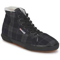 superga 2095 mens shoes high top trainers in grey