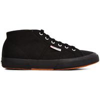 Superga 2754 Cotu Mid Cut Plimsolls Black men\'s Shoes (High-top Trainers) in black