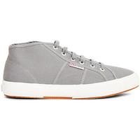 Superga 2754 Cotu Mid Cut Plimsolls Grey men\'s Shoes (High-top Trainers) in grey