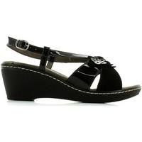 susimoda 2228 wedge sandals women womens sandals in black