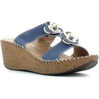 susimoda 149231 sandals women navy womens mules casual shoes in blue