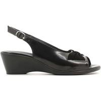 Susimoda 232308 Wedge sandals Women Black women\'s Sandals in black