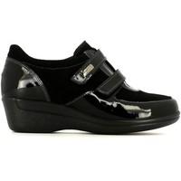 susimoda 8325 scarpa velcro women womens shoes trainers in black
