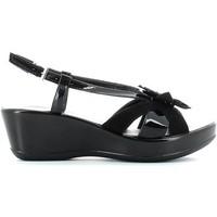 Susimoda 299638 Wedge sandals Women Black women\'s Sandals in black