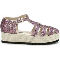 Susana Traca Espadrillas Susana Traca fluo pink glitter women\'s Sandals in pink