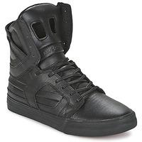 supra skytop ii womens shoes high top trainers in black