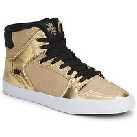 Supra VAIDER women\'s Shoes (High-top Trainers) in gold