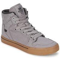 supra vaider womens shoes high top trainers in grey