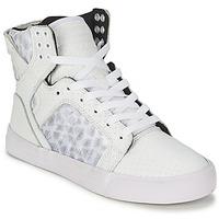 supra skytop womens shoes high top trainers in white