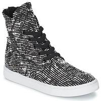 supra joplin womens shoes high top trainers in black