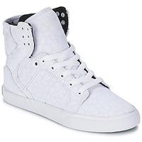 supra skytop womens shoes high top trainers in white