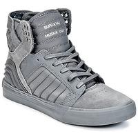 supra skytop evo womens shoes high top trainers in grey