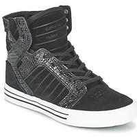 supra skytop womens shoes high top trainers in black