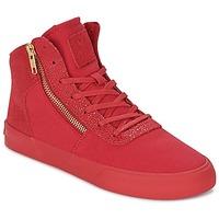 supra womens cuttler womens shoes high top trainers in red