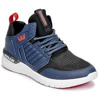 supra method womens shoes high top trainers in blue